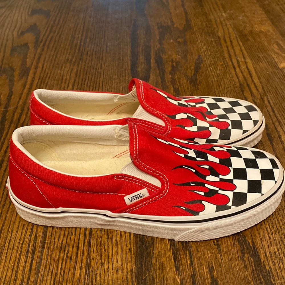 Checkered Drip Vans